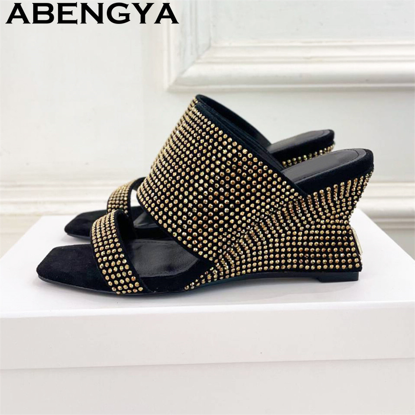 Elegant Style Rhinestone Wedge - đánh giá và giá Ethnic Fashion Week