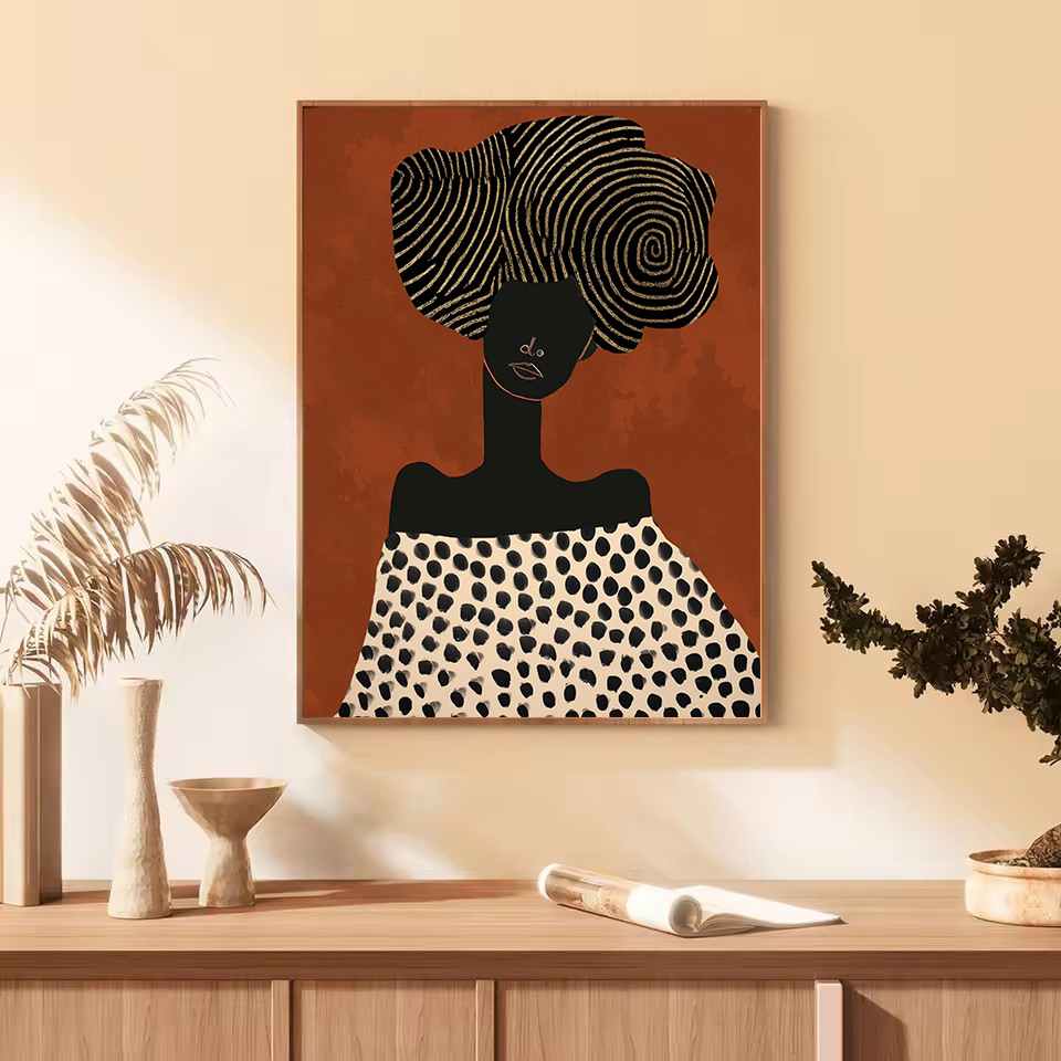 Fashion Abstract African Figur - đánh giá và giá Ethnic Contemporary Fashion