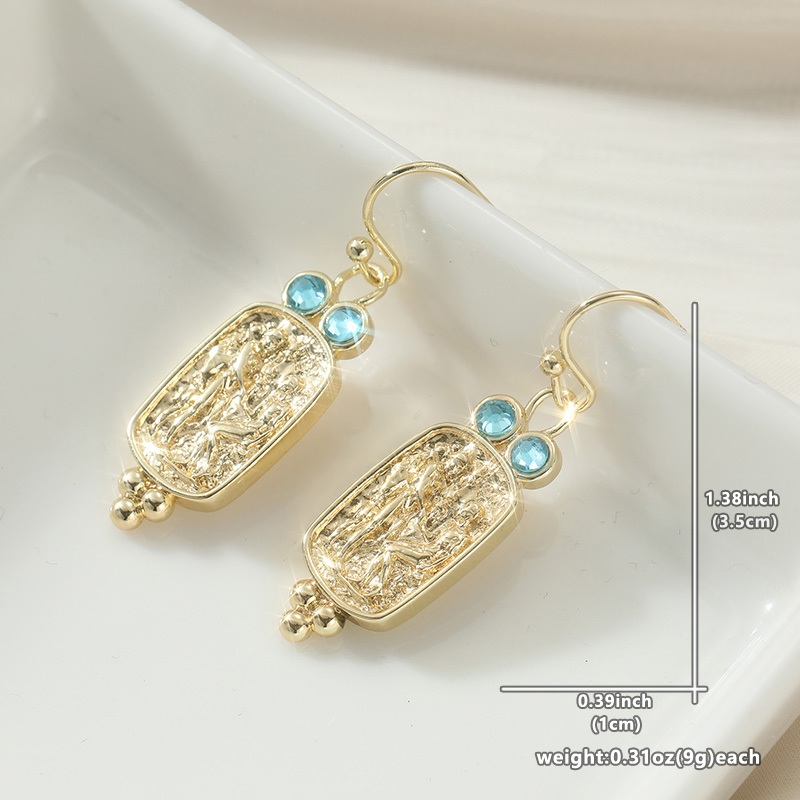 Vintage Inlaid Sea Blue CZ Dan - đánh giá và giá Ethnic Fashion Wear For Women