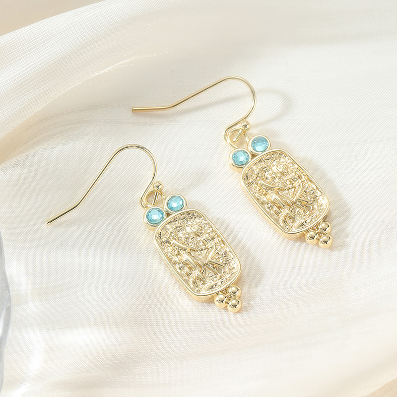 Vintage Inlaid Sea Blue CZ Dan - đánh giá và giá Ethnic Fashion Wear For Women