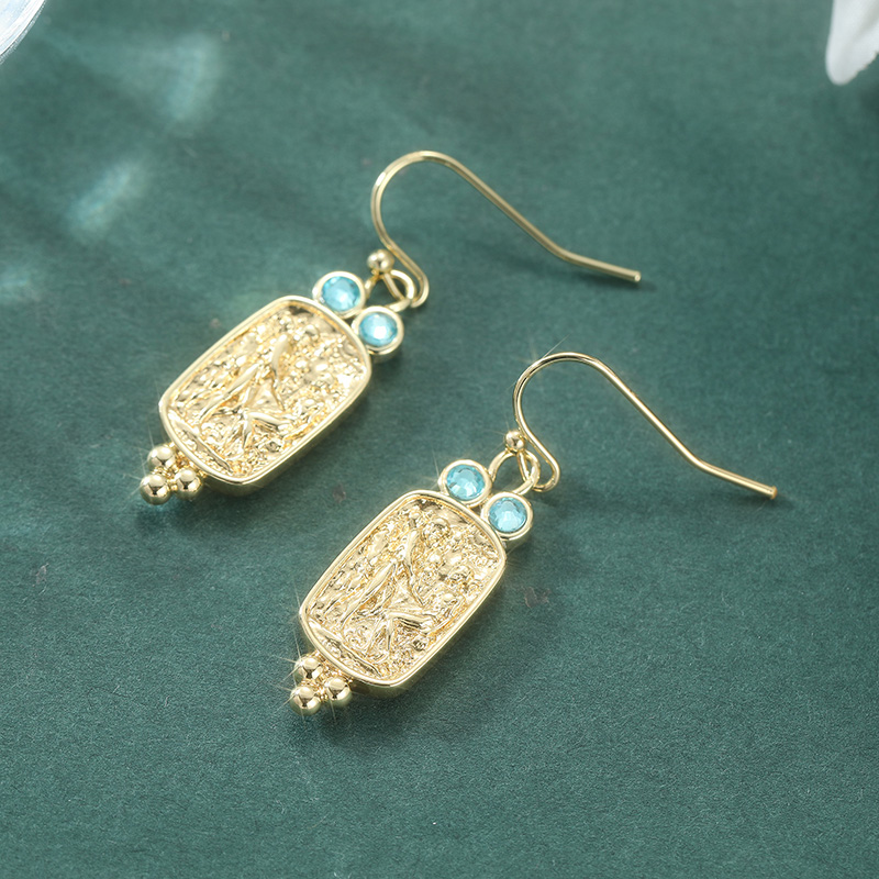 Vintage Inlaid Sea Blue CZ Dan - đánh giá và giá Ethnic Fashion Wear For Women
