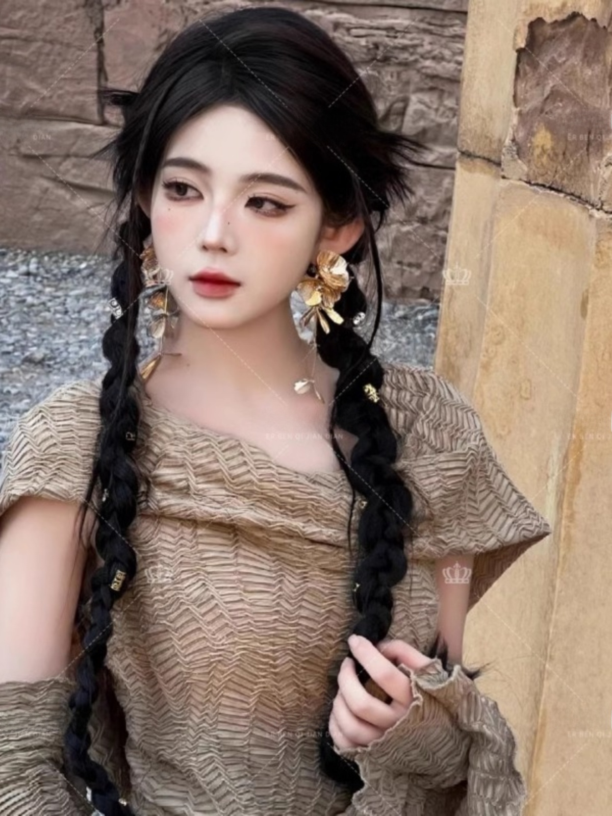 Desert  Themed Long Dress Wome - đánh giá và giá Ethnic Clothing & Online Fashion Store Khaadi Uk