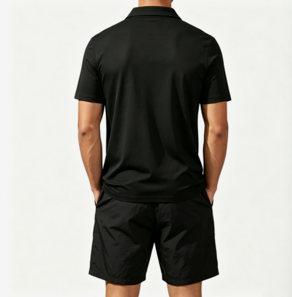 Men's Short-Sleeved Polo Shirt - đánh giá và giá Ethnic Style