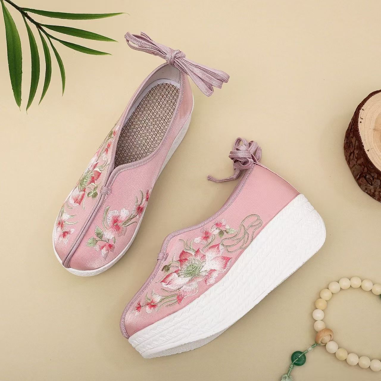 Woman Ethnic Style Wedges Embr - đánh giá và giá Ethnic Style
