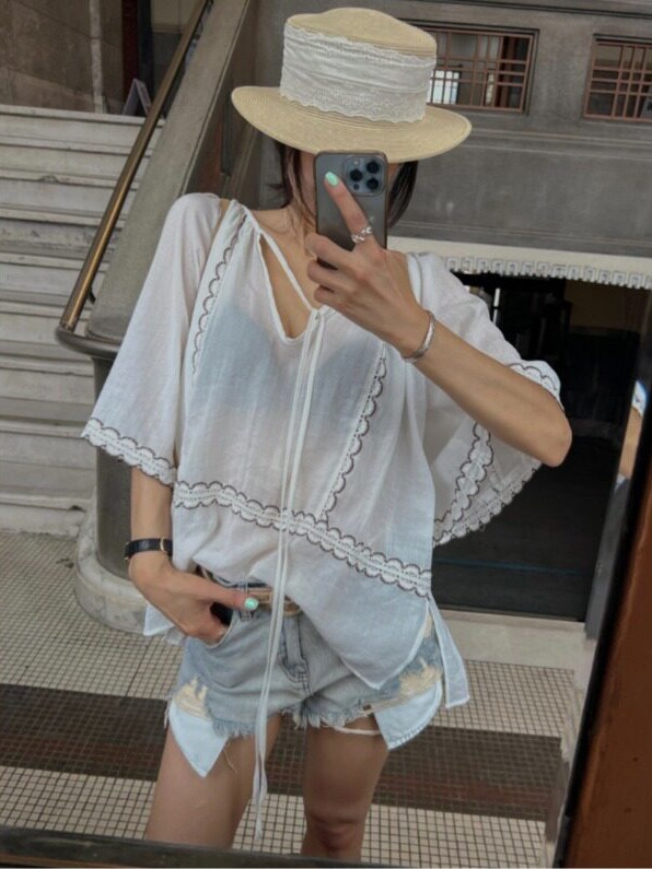 Korean Style Patchwork Lace-Up - đánh giá và giá Ethnic Fusion Fashion