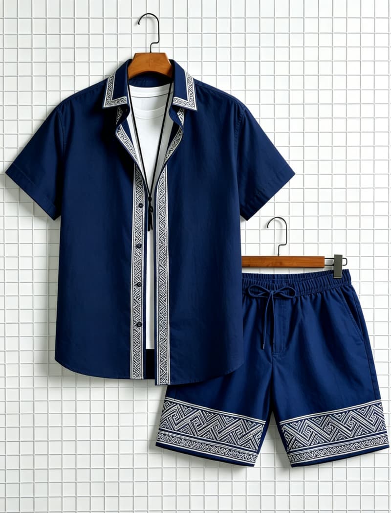 Men's ethnic border printed sh - đánh giá và giá Ethnic Style