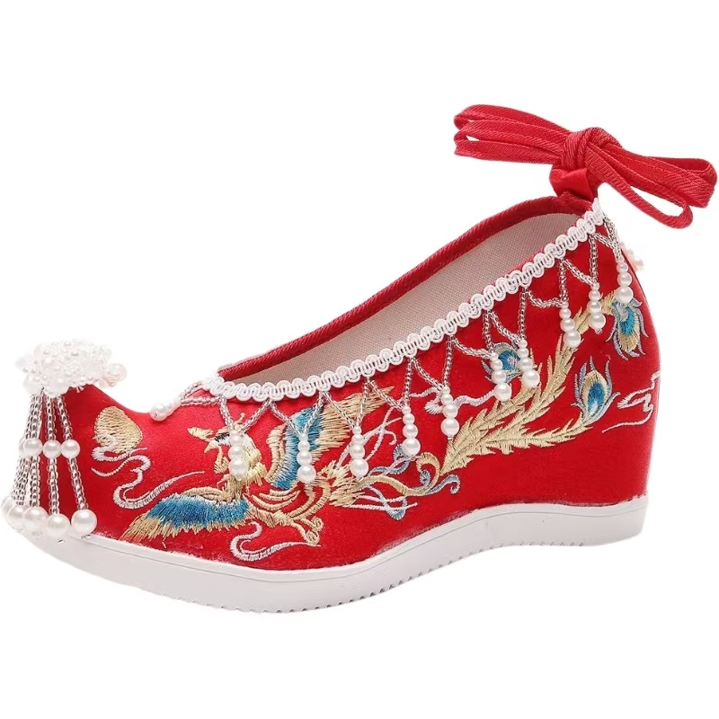 Women New Red Embroidered Wedd - đánh giá và giá Ethnic Style