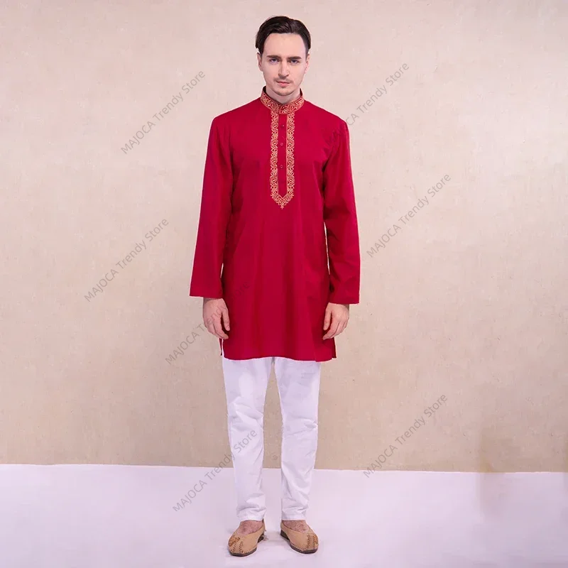 Indian Dress for Men Kurtas Sh - đánh giá và giá Kurta Men Cotton